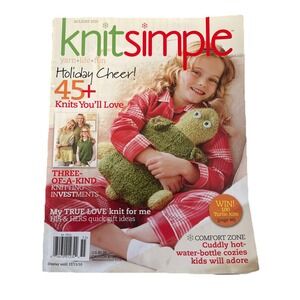 Knit Simple Magazine Holiday 2010 Issue Water Bottle Cozies - Knitting Patterns